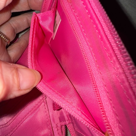 Lilly Pulitzer Tropical Pink and Green Visor wristlet and 2 scrunchie Set. VGUC - Picture 16 of 16